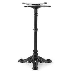 Base de mesa BRISTOL NEW, fundición, 3 pies, negra, altura 72 cms - Bases de mesa