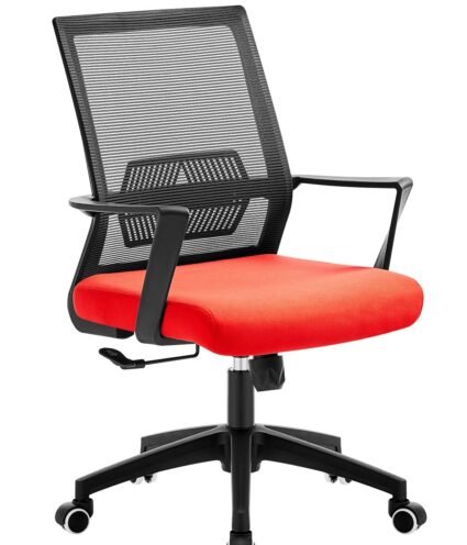 Sillón  oficina SLEYRI black  black  RED - OFICINA