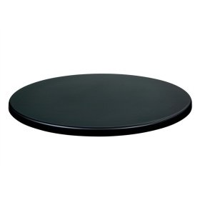 Tablero de mesa Werzalit-Sm, NEGRO 55, 70 cms de diámetro*. - Tableros de 70 cms de diámetro