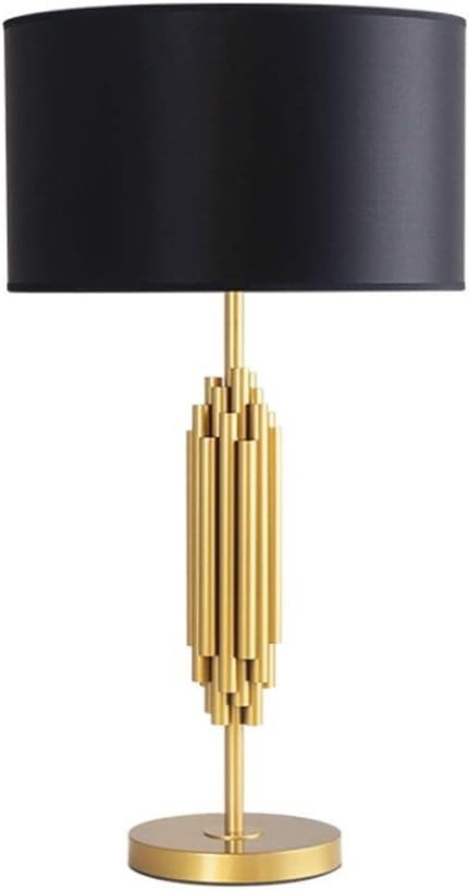 Lámpara SSELKA dorado black - Lámparas de sobremesa