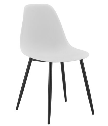Silla CLUN black  white - SILLAS