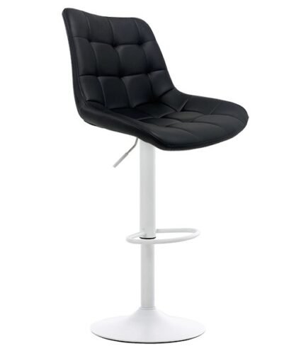 Taburete NNEVOI  white  simill black - TABURETES