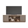 Mueble TV NEW JOY, buriti y blanco roto, 160 cms. - SALÓN