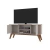 Mueble TV NEW CRISTAL, miel y cacao, 183 cms. - SALÓN