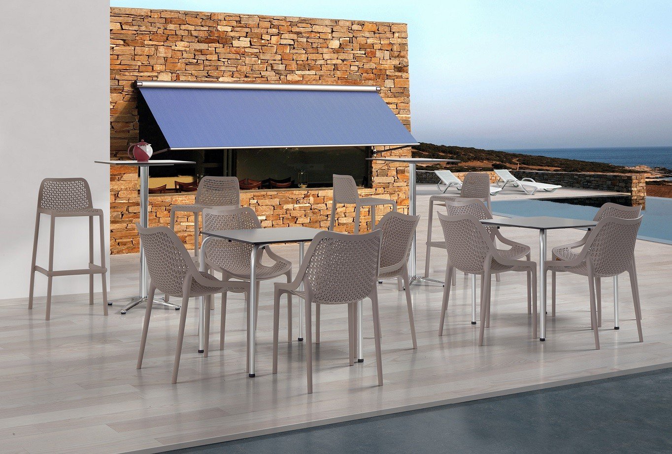 Silla BILL white - SILLAS