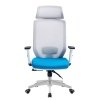 Sillón  oficina YTONCLA white  grey  blue claro
