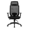 Sillón  oficina SLEYRI black  black  RED - OFICINA