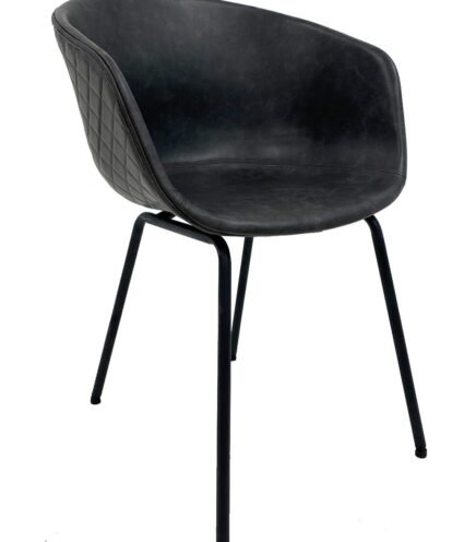 Sillón RIUSSOMI  simill black - SILLAS