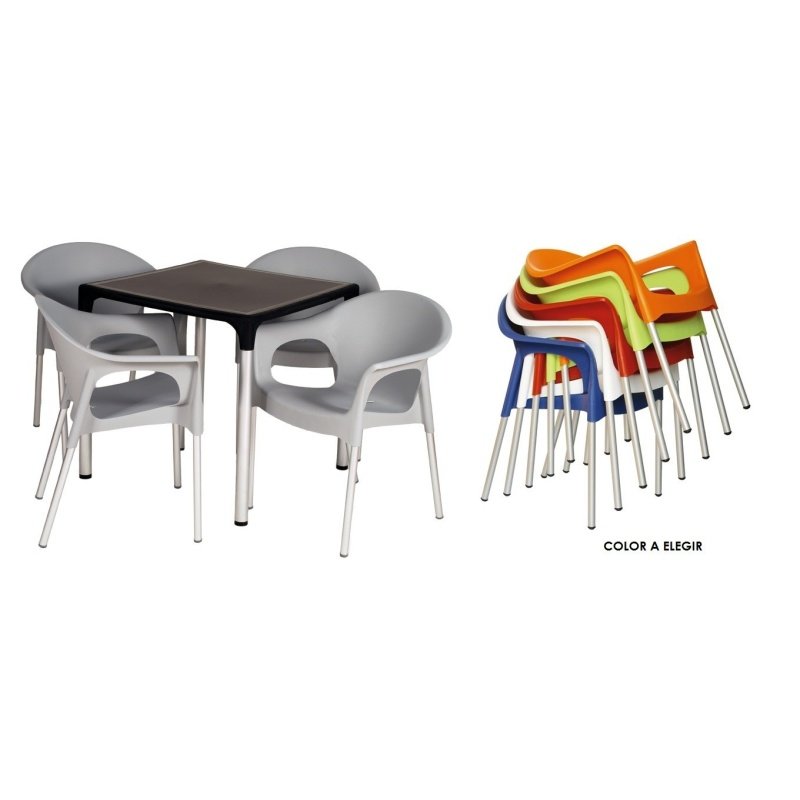 Sillón LONI    grey claro - SILLAS