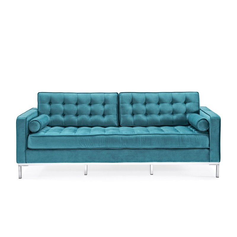 Sofá RLESA 3 plazas  white  turquesa - SOFAS
