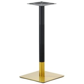 Base de mesa VERSALLES NEW 110 CUDO, alta, dorada y negra, 45 x 45 cms, altura 110 cms - Bases de mesa