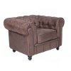 Sillón CHESTER NEW, similpiel negra - Colección Chester