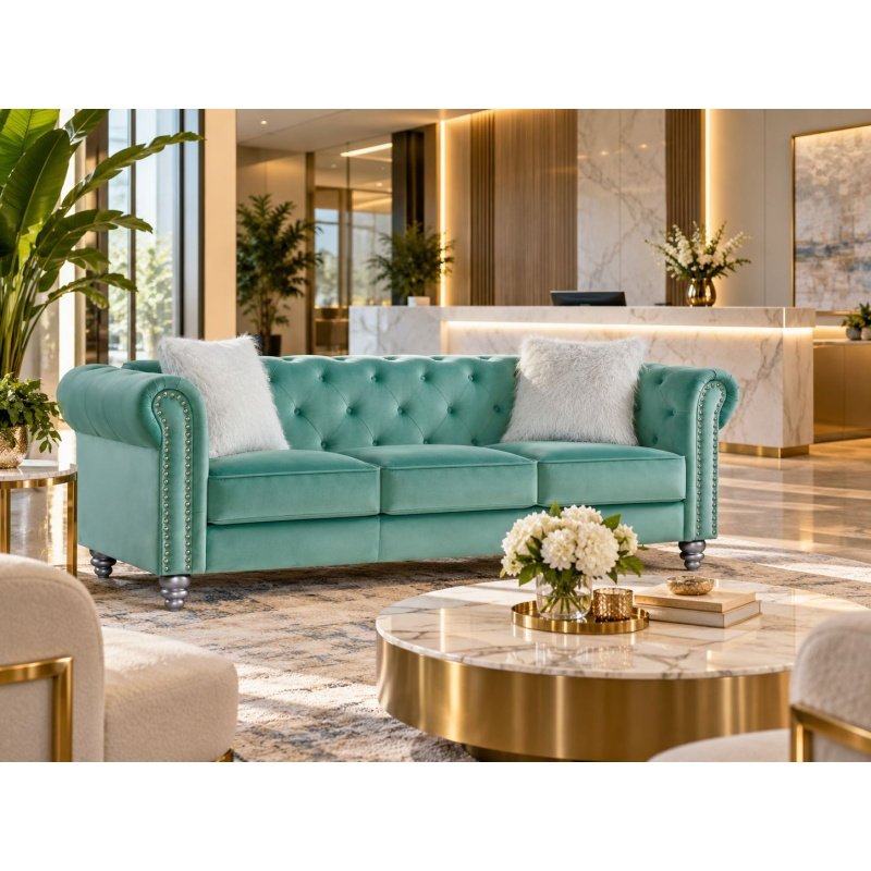 Sofa Chester DARIAN 3 plazas Green H20 - CLASICOS DEL DISEÑO