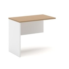 Ala  mesa  oficina LPIVO 80 white roble 80 x - Mesas de Oficina