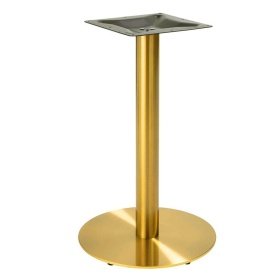 mesa MBAYBO 72DO  inoxidable dorada - Bases de mesa