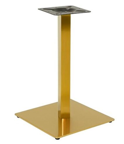 mesa ROCATRO 72DO  inoxidable dorada - Bases de mesa