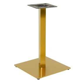 mesa ROCATRO 72DO  inoxidable dorada - Bases de mesa