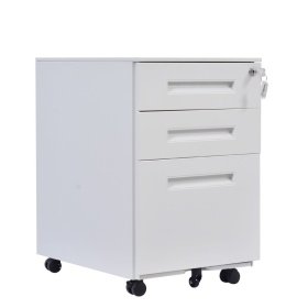 white  metálica MPOLIO 2C1A  3 cajones grey ral 7035 - Muebles metálicos