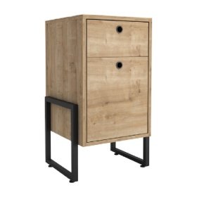 white  WOLLmultiusos  black 2 cajones MDP miel - Cajoneras - Bucs