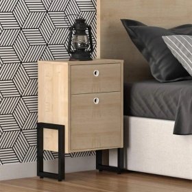 white  WOLLmultiusos  black 2 cajones MDP miel - Cajoneras - Bucs