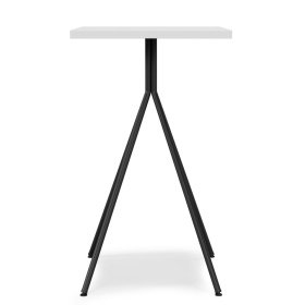 Mesa STRÓBI alta black MDP white - Mesas altas