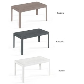 Mesa BILL baja  white - Mesas auxiliares y de centro