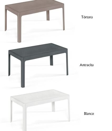 Mesa BILL baja  white - Mesas auxiliares y de centro