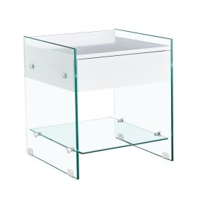 Mesa RLINGDA   cajón white - Mesas auxiliares y de centro