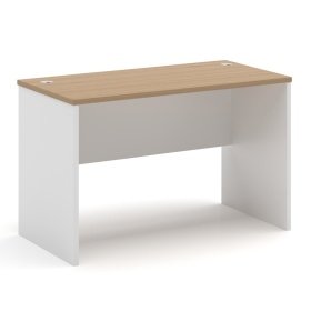 Mesa  oficina LPIVO 140 white roble 1 - Mesas de Oficina