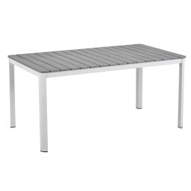 Mesa LDIBARIGA  white tablero  grey 190 - MESAS