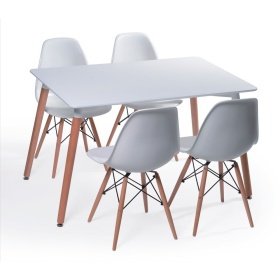 Mesa NUR  lacada white - Mesas para cocinas