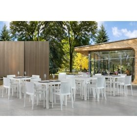 Mesa DYSSEYO  white - Mesas de exterior