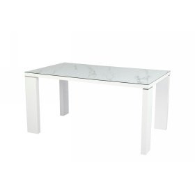 Mesa YALRO lacada white - Mesas de comedor