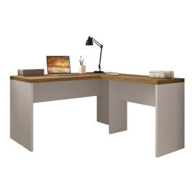 Mesas  oficina ODISTU  ODISTU 90 bi miel cacao - Mesas de Oficina