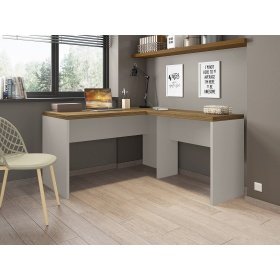 Mesas  oficina ODISTU  ODISTU 90 bi miel cacao - Mesas de Oficina