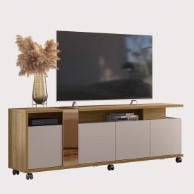 Mueble TV FED STALCRI miel cacao - MUEBLES PARA SALÓN