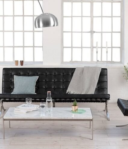 Ottoman RNABA   inoxidable simill black - Butacas y Sillones de diseño
