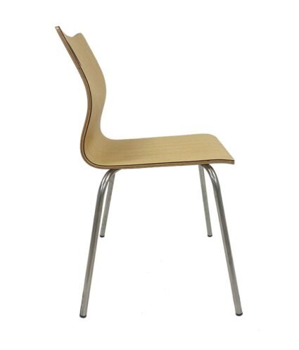 Silla ELIMEA   inoxidable   HPL  natural - SILLAS