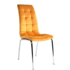 Silla AROA   white  yellow - Sillas tapizadas