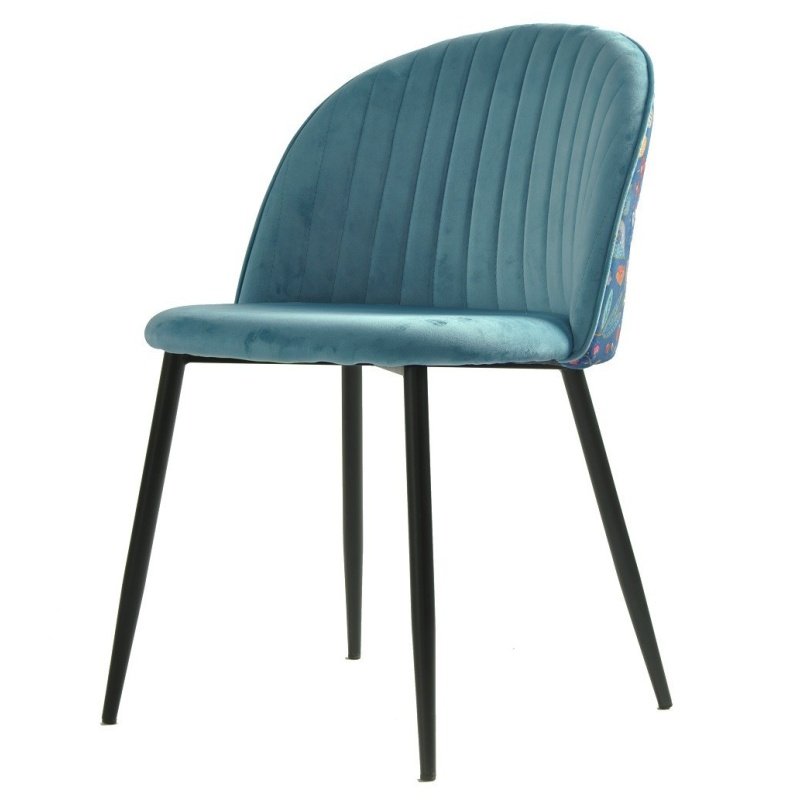 Silla MAEL LUIS   white  blue - SILLAS