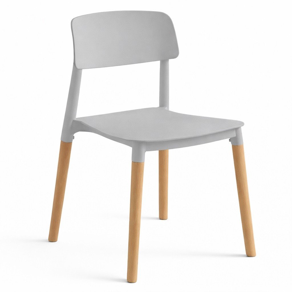 Silla SCATCRO grey - Sillas de madera