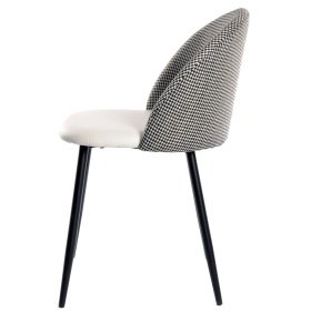 Silla TNAE  black   simill white - SILLAS