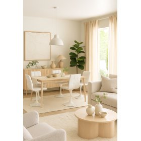 Silla NNEVOI  white  simill white - SILLAS