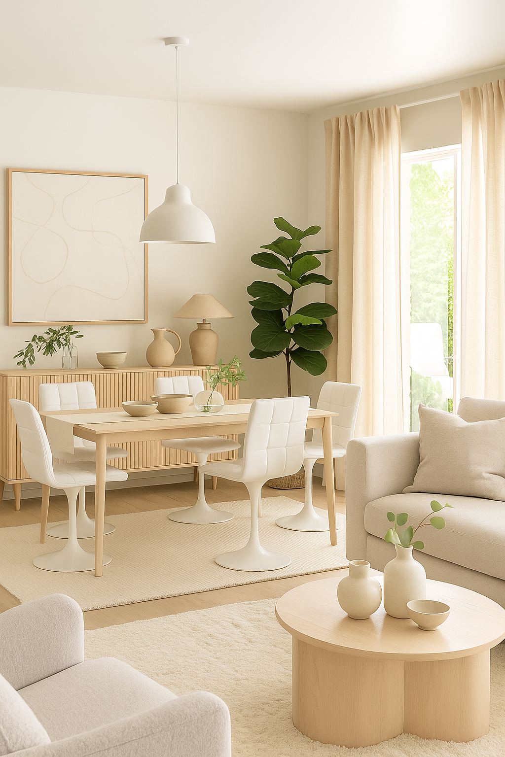 Silla NNEVOI white simill white - SILLAS