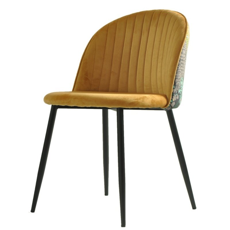 Silla PALM LLOWYE   white  yellow - SILLAS