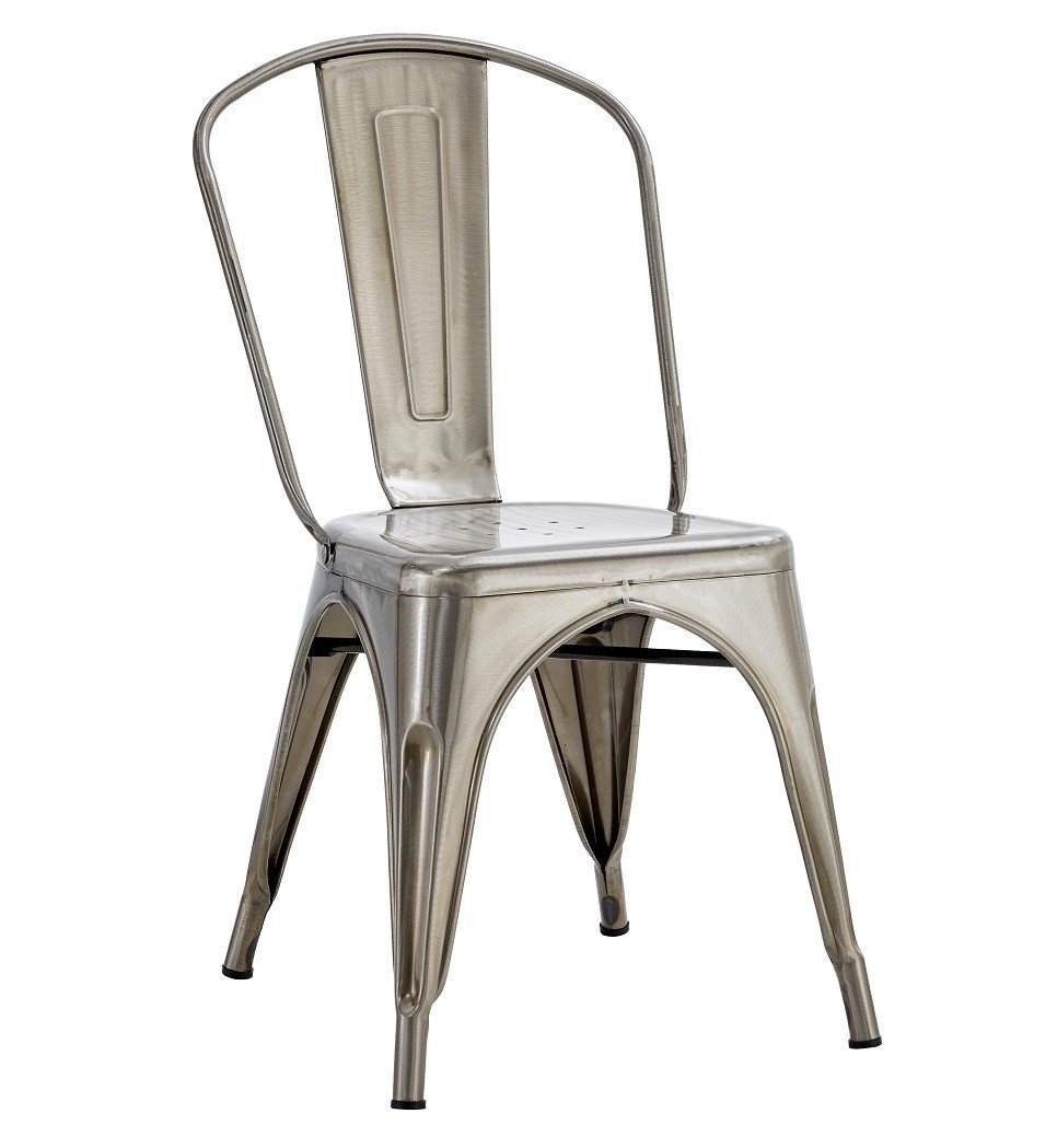 Silla DORMA EK SHEDBRU plata - Sillas de metal