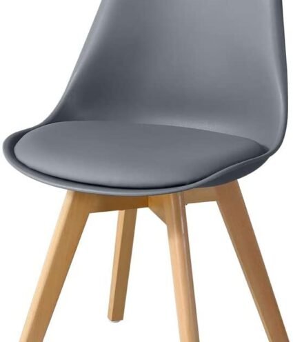 Silla RRETO 4P white     grey oscuro - SILLAS