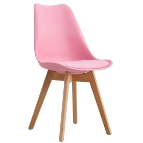 Silla RRETO 4P     pink - Sillas de madera