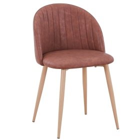 Silla LVETVE FED  simill vintage cuero - SILLAS