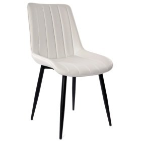 Silla CCAYU  black  simill white - Chollos